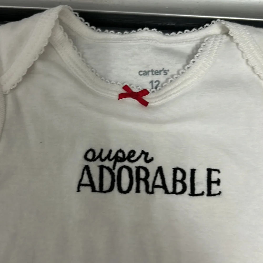 Super adorable girls onesie 12 months